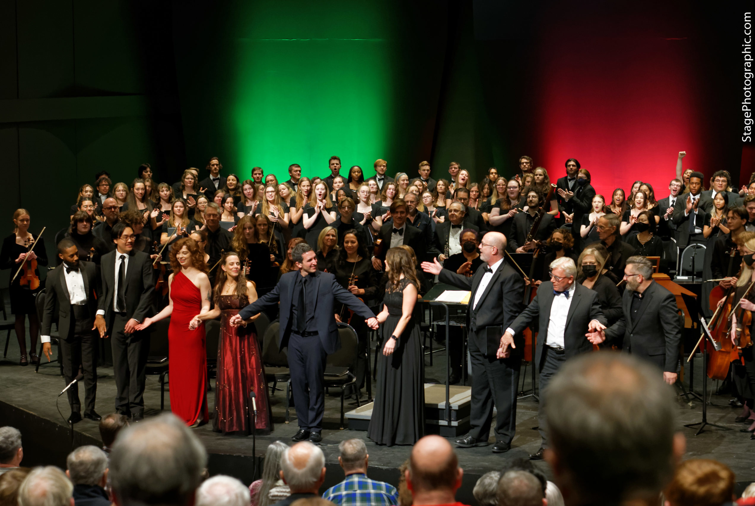 Performers, soloists and conductors take well-deserved bows